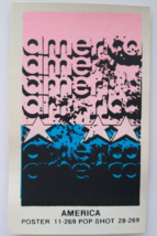 Pop Shot Sticker America Psychedelic Mod Hippy Art Vintage Retro Tom Gatz 1960&#39;s - £22.05 GBP