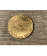 VTG HORN MANUFACTURING CO. HORN-DRAULIC LOADERS SPINNER TOKEN COIN NEW IDEA - £23.32 GBP