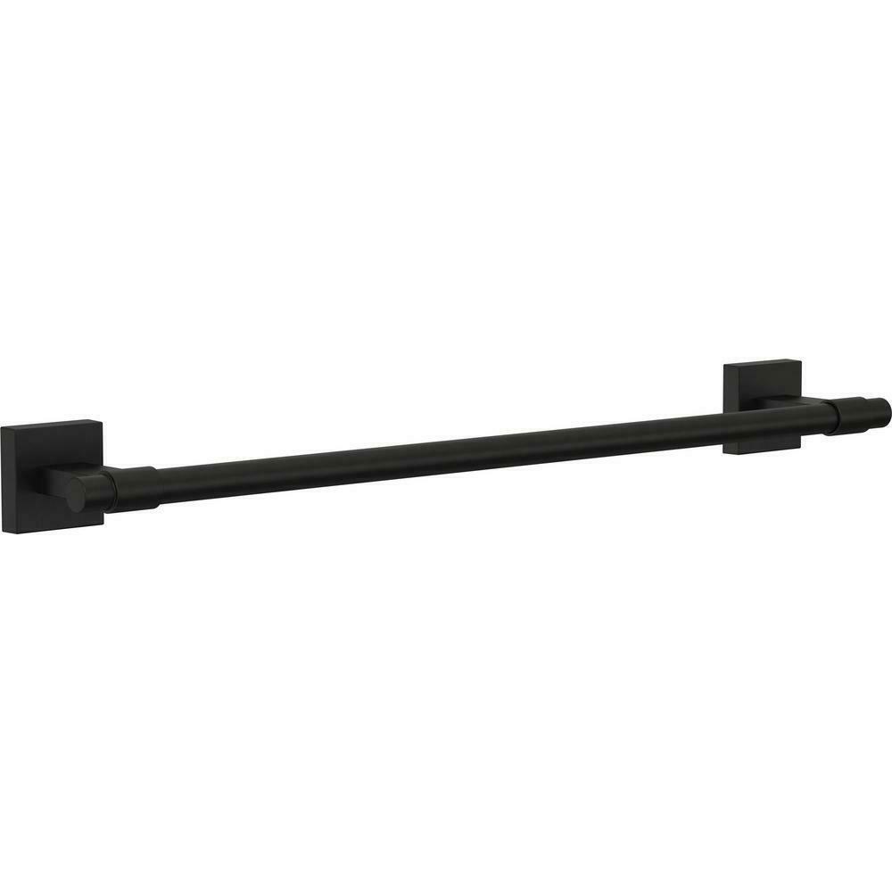 Primary image for Franklin Brass Maxted 18" Towel Bar Matte Black MISSING HARDWARE
