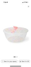 Candy Pink Salad Bowl Bullseyes Confetti Party Plastic Serving Bowl - $258.16 Candy Pink Salad Bowl Bullseyes Confetti Party Plastic Serving Bowl - $258.16 MXN