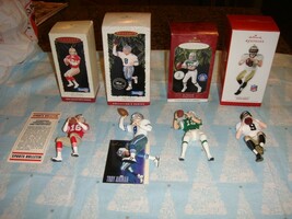 Hallmark 1995 1996 1997 2013 Football Legends 1st 2nd 3rd 19th  Series Ornaments - £36.82 GBP