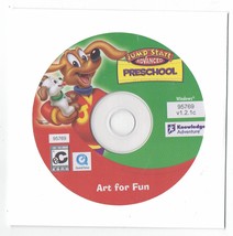 Jump Start Advance Preschool Art For Fun PC Game Knowledge Adventure Disc Only - £11.64 GBP