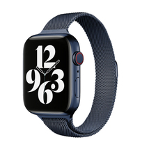 Blue Stainless Steel Apple Watch Band 38MM / 40MM (for small wrist) - $18.99