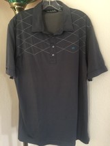 Men&#39;s Travis Mathew Golf Polo Sz L 60% Pima 40% Poly - Cool Stitched Accent - £37.11 GBP