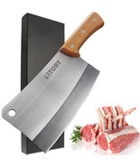 Meat Cleaver 7&#39;&#39; Heavy Duty Chopper Butcher Knife Bone Cutter Chinese Ki... - $1,556.47 MXN