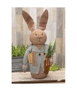 folk art primitive country Easter LUCAS Spring Bunny w Carrots rabbit 20... - £49.56 GBP
