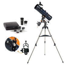 Celestron AstroMaster 130EQ with Eyepiece Kit &amp; Smartphone Adapter - £271.33 GBP