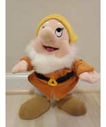 Disney Store NWT Happy Snow White Plush 11&#39;&#39;, Vintage - $275.01 MXN