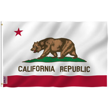 Anley Fly Breeze 3x5 Foot California State Flag - Calif. CA Flags Polyester 4x6 - £5.22 GBP+