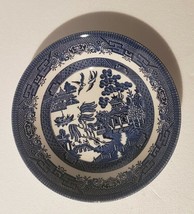 (1) Churchill China Blue Willow Coupe Soup Bowl Georgian Shape Made in England - £20.23 GBP