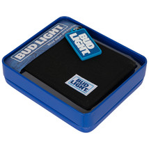 Bud Light Wallet and Keychain Gift Set Blue - £23.96 GBP