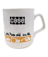 Case Coffee Mug Black &amp; White Machinery Made In England Vintage Skid Tra... - $29.20 CAD