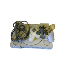 Official Sony PlayStation 1 PS1 Console No AV IN/OUT Cable w Controller! READ! - £62.15 GBP