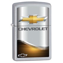 Zippo Lighter - Chevrolet Elegance Satin Chrome - 854220 - $28.76