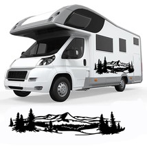 Modern Pyrenean scape Mountain Forest Vav Rv Car Sticker Decal Caravan Camper Mo - £39.59 GBP