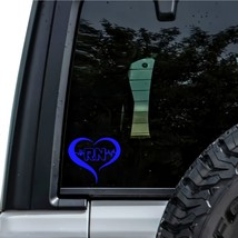 Registered Nurse RN Heart Signal Vinyl Decal Sticker - Custom Truck Bumper Windo - £4.64 GBP