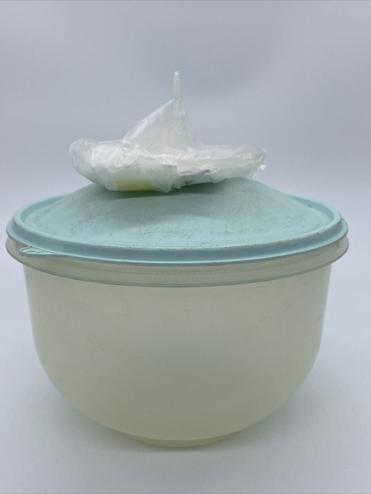 Tupperware Lettuce Keeper 14244 INCLUDES SPIKE! Used Staining On