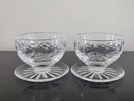Waterford Crystal Footed Dessert Bowls Set of 2 - £117.48 GBP