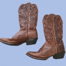 Justin Boots L2559 Brown Size 7B Ladies Pre-Loved image 2
