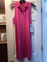 NWT Ladies GOTTEX FUCHSIA Sleeveless Racerback Golf & Tennis Dress S M L & XL image 2