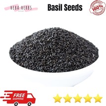 Premium Organic Dried Basil Seeds Natural بذور الريحان - $18.60+