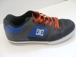 Shoes DC Pure Sneaker Gray Blue Black Skate Skateboarding  Low Men’s 10.5 - £25.79 GBP