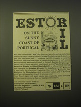 1965 Portuguese Tourist Office Ad - Estoril on the sunny coast of Portugal - £14.78 GBP