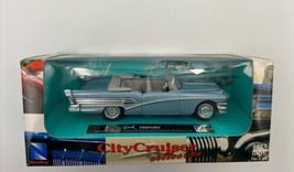 NewRay City Cruiser Blue 1958 Buick Century 1/43 Diecast - $10.44