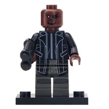Nick Fury Black Coat Marvel Universe Avengers Infinity War Minifigure Block - £2.51 GBP