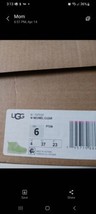 UGG Neumel Clear Chukka Parakeet Green Boots Suede Wool Lined- Women&#39;s SZ6 New - £90.30 GBP