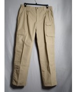 Propper Men&#39;s LTWT Tactical Cargo Khaki Pants with Teflon Protector Sz 4... - £30.41 GBP