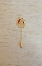 Vintage Santa Claus Stick Pin Enamel Christmas - £17.80 GBP
