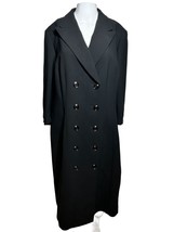 New Tahari Arthur Levine Jacket Women&#39;s XL 16 - 18 1X Black Pleated Long... - $69.11