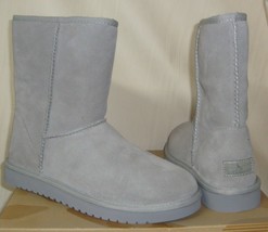 KOOLABURRA BY UGG Classic Short GRAY Suede Women&#39;s Boots Size US 7 NEW 1... - £47.05 GBP