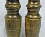 Vintage Made In Japan Salt Shaker &amp; Pepper Mill Grinder Wood  - £19.48 GBP