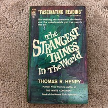 The Strangest Thing In The World Biography Paperback Book Thomas R. Henry 1958 - £9.71 GBP