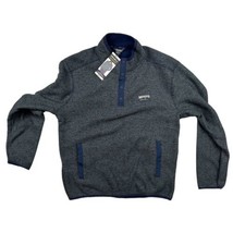 Eddie Bauer Men&#39;s Classic Fit Long Sleeve Knit Fleece Sweater Small Navy... - £16.59 GBP