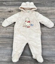 Disney Baby Winnie the Pooh Infant Snow Suit Beige, Hooded, Bunting 0-3 Months - £12.51 GBP