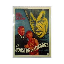Le Monstre De Londres (1935) 7.5”x11&quot; Laminated Mini Movie Poster Print - £7.96 GBP