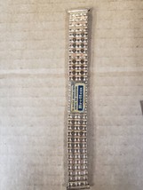 BRETTON Stainless gold stretch Band 1970s Vintage Watch Band Nos W110 - £43.77 GBP