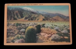 Vtg Postcard Mt. San Jacinto From Desert California Longshaw Card Co. 1956 - £7.97 GBP
