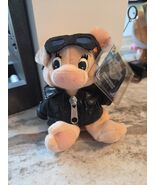 HARLEY DAVIDSON Clutch CARBO Hog/Pig Stuffed Bean Bag Plush Animal 1998 ... - $11.88