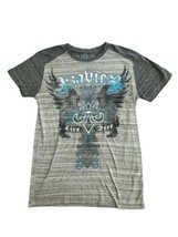 Xzavier Live Free Wings T-Shirt SMALL Limited Gray - $29.65