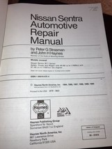 Haynes Nissan Sentra 1982-1990 Owners Workshop Auto Repair Service Manua... - $8.60
