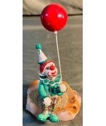 Old Vintage Ron Lee Circus Clown Red Balloon Art Sculpture Signed Artist... - $668.28 MXN