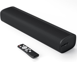 Mzeibo Tv Sound Bar, Sound Bars For Smart Tv Bluetooth 5.0 Soundbar 50W, Black - £71.66 GBP