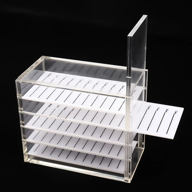 Ge box 5 layers acrylic pallet lash holder for eyelash extension individual lash volume thumb200