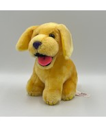 Vintage 1995 Lisa Frank 24K Casey Puppy Yellow Dog Stuffed Animal Plush Rare - £57.27 GBP