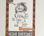 Garfield Trading Card  #21 Movie Sketches - £1.54 GBP