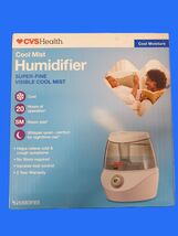 CVS Health GUL540D1V1 Visible Cool Mist Humidifier White Compact Auto Sh... - $6.99